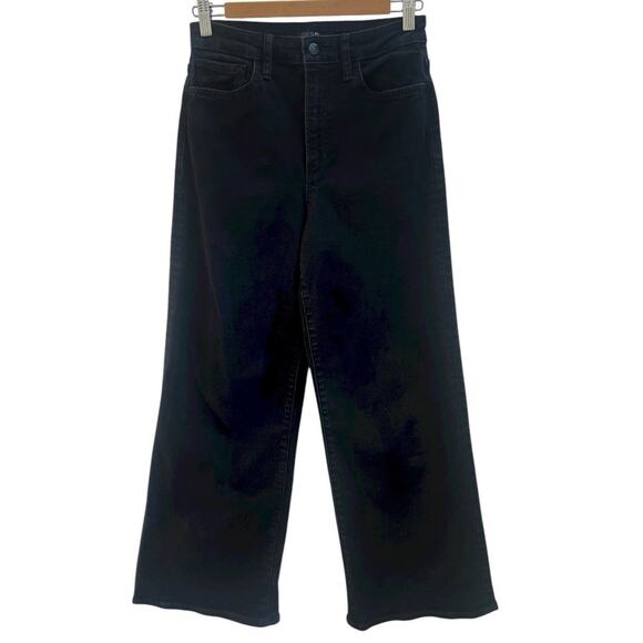 Joes Jeans Women Black Denim Wide Leg Ankle Pluto High Rise Sz 26 x 27 - Picture 2 of 7
